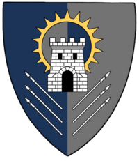 Das Stadtwappen von Spearfall.